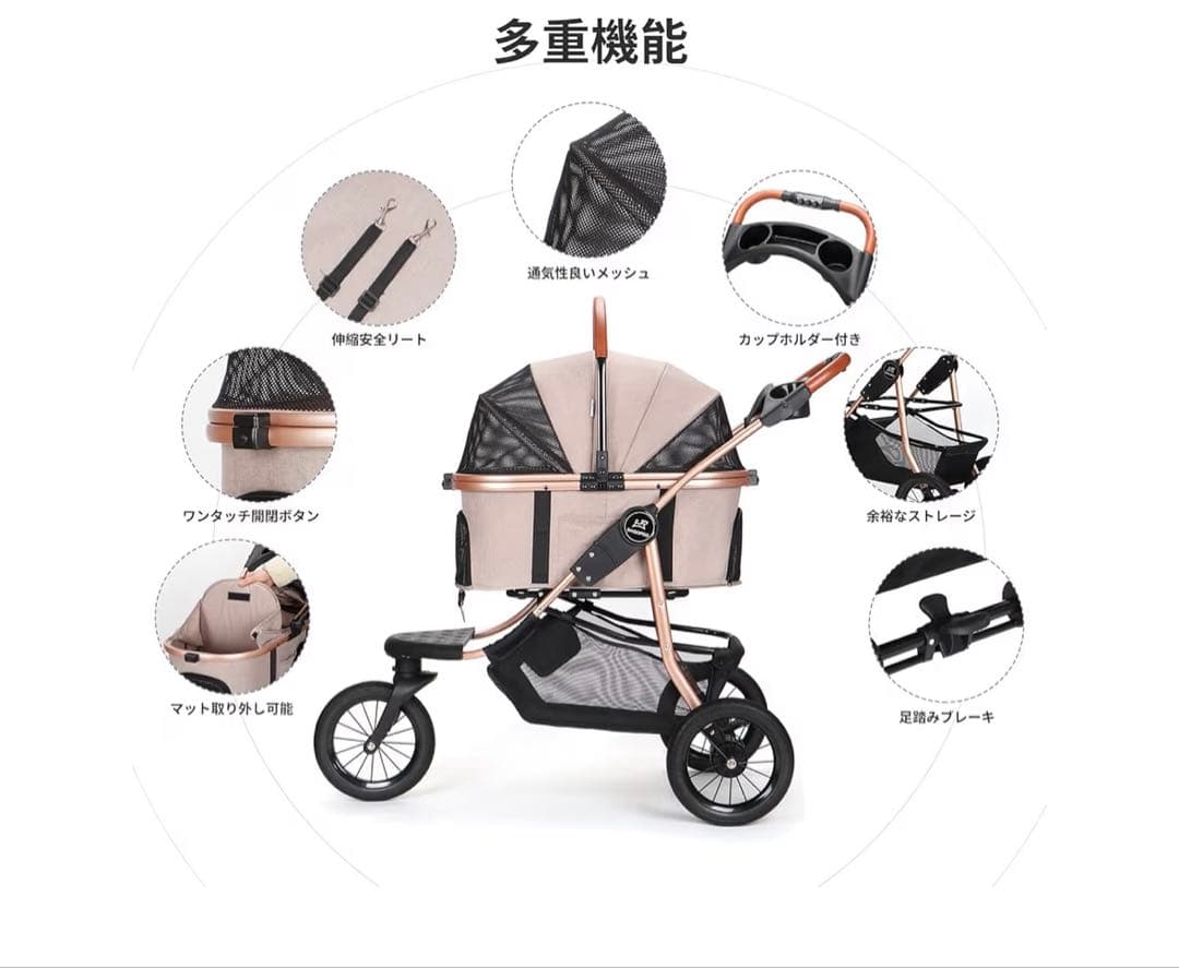 【手渡しで4000お値引】 SKISOPGO ペットバギー 3輪タイプ 分離型