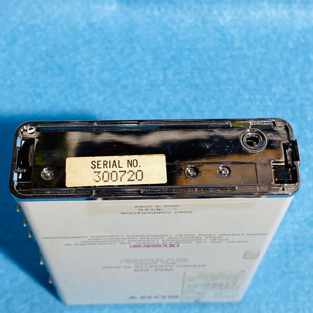【ジャンク品 】SONY WALKMAN WM-109 本体 電池 充電器セット