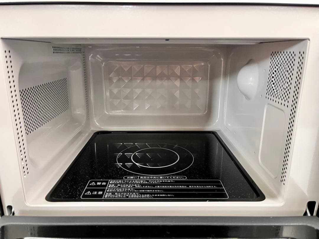 ③【美品】 24年製　Haier ハイアール 電子レンジ JM-FH18NJ-K