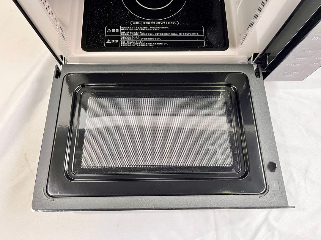③【美品】 24年製　Haier ハイアール 電子レンジ JM-FH18NJ-K