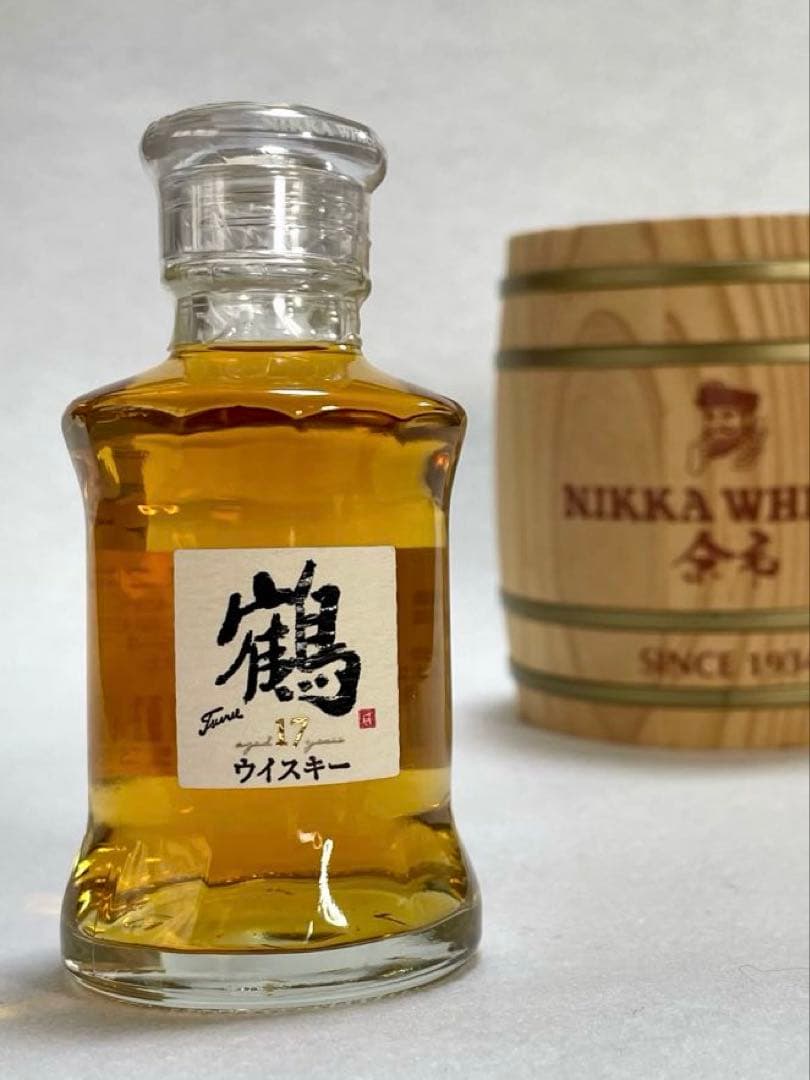 【希少・未開封品】 ニッカウヰスキー 「鶴 17年」 50ml ミニボトル