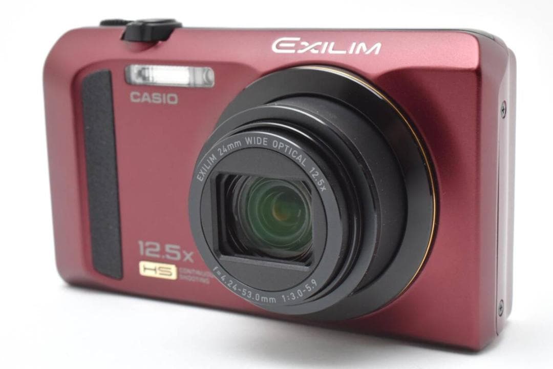 美品 カシオ　CASIO EXILIM EX-ZR300 レッド ＃A442