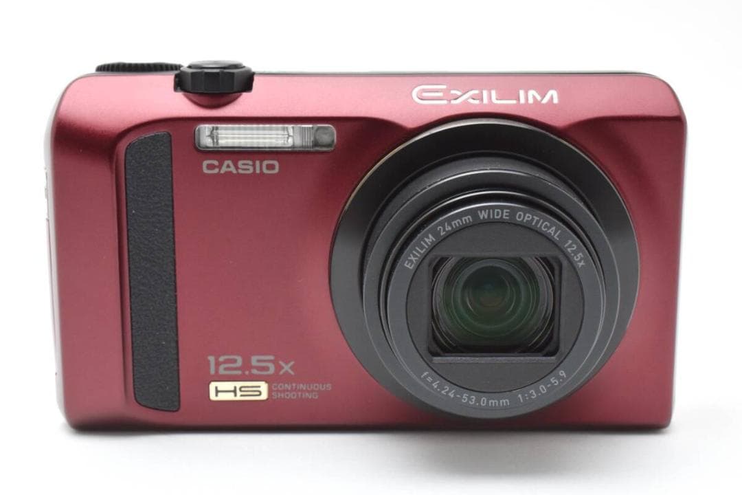 美品 カシオ　CASIO EXILIM EX-ZR300 レッド ＃A442