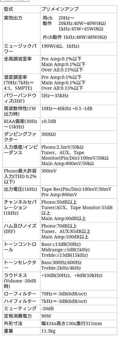 【レトロ】Sansui プリメインアンプ AU-6600(動作未確認)