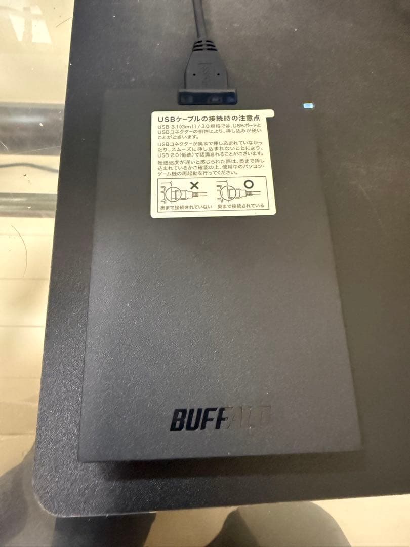 BUFFALO 3.0 外付けハードディスク SSD-PG960U3-BA中古品