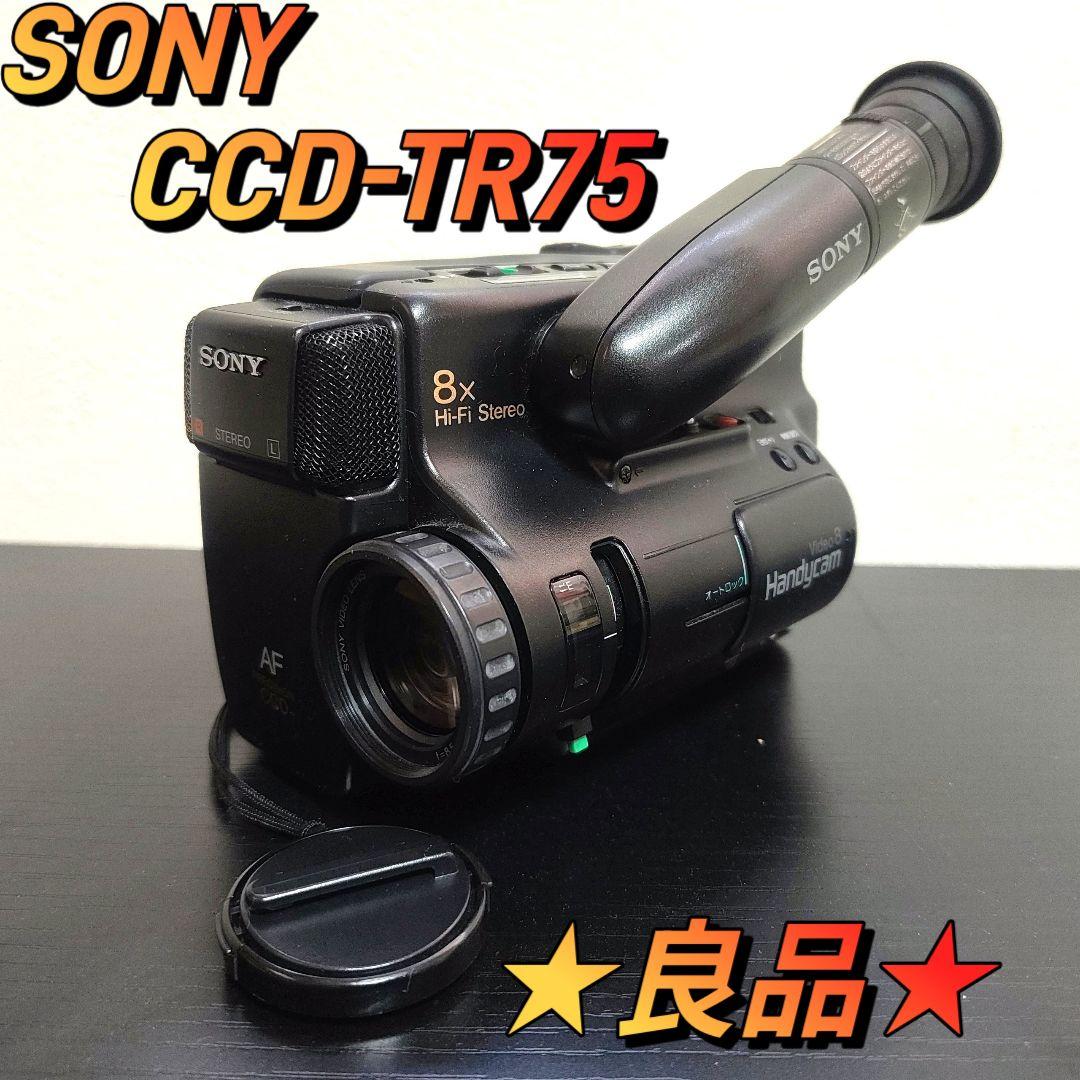 ★付属品多数★ SONY ソニー CCD-TR75 8mm ビデオカメラ Hi8