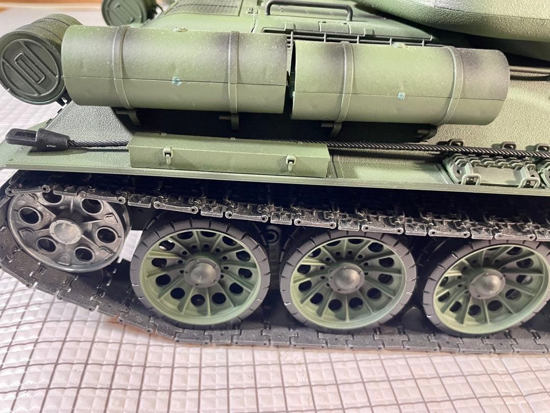 HENG LONG 1/16 T-34-85 メタル履帯&起動輪&誘導輪&ギヤ！