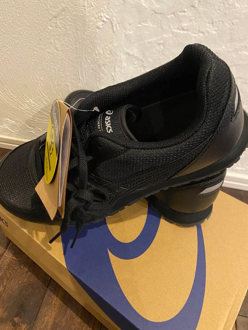 asics 安全靴 黒 合格品