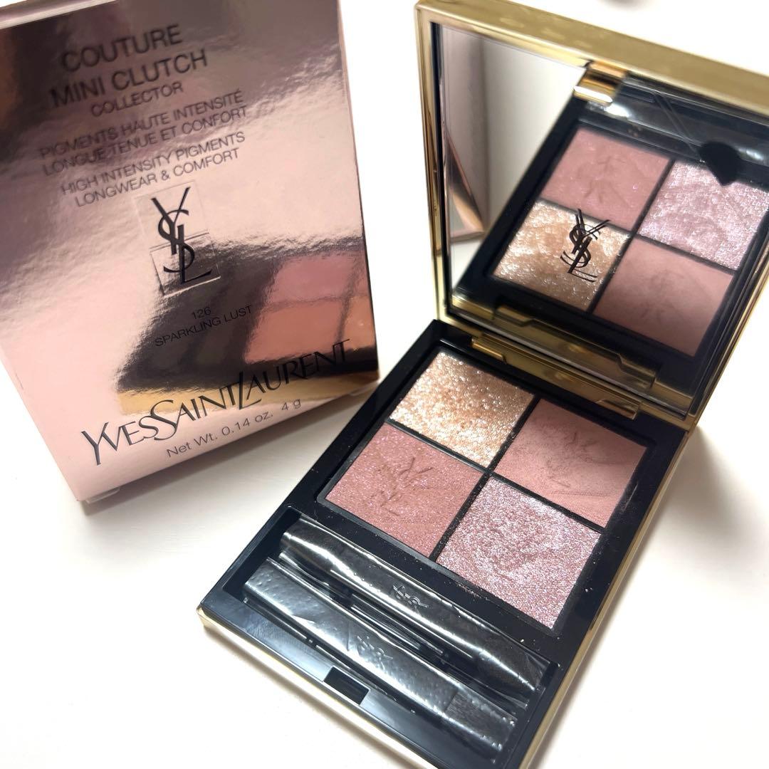 YSL クチュールミニクラッチ 126 スパークリングラスト　中古