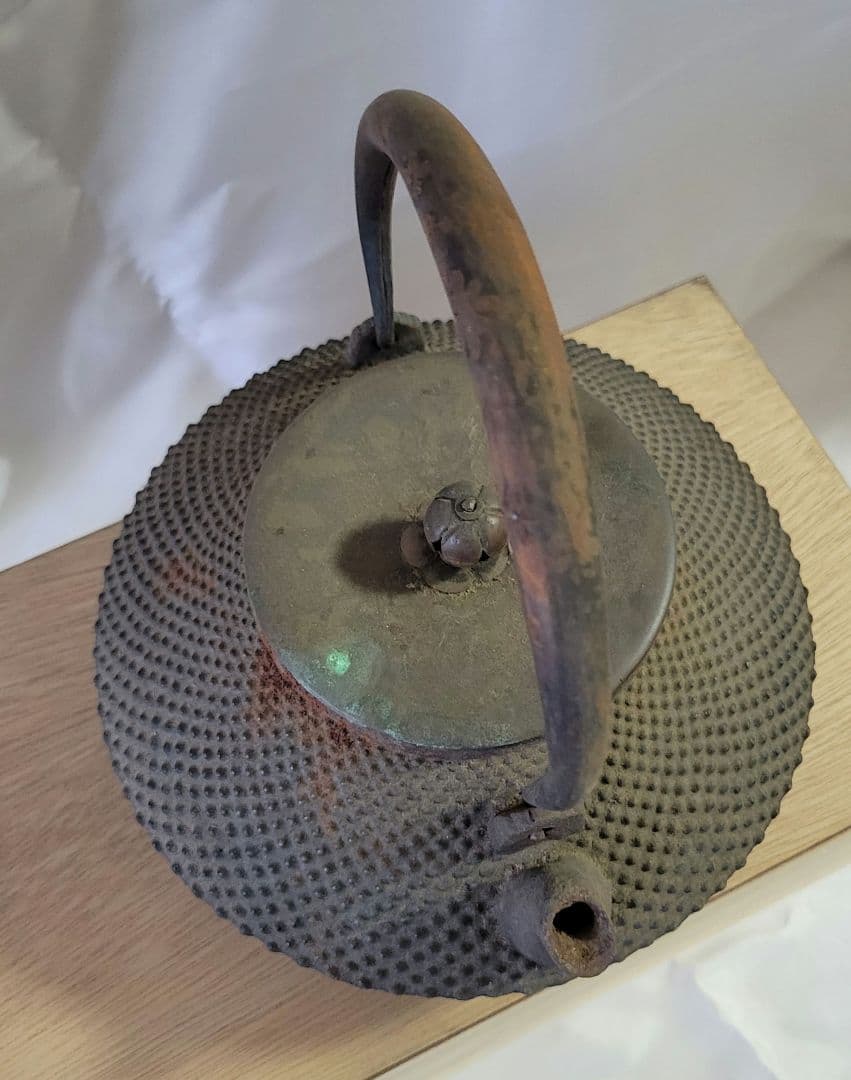 鉄瓶　霰　鉄器　急須　アンティーク品