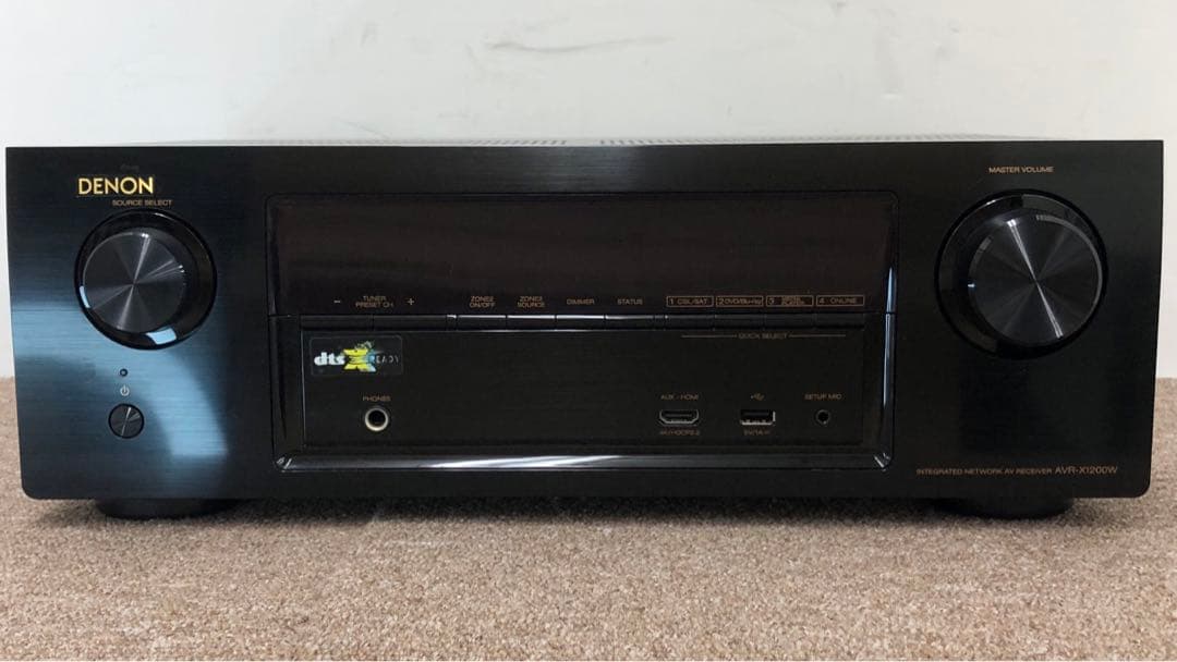 DENON AVR-X1200W AVアンプ 7.2ch Atmos 動作品