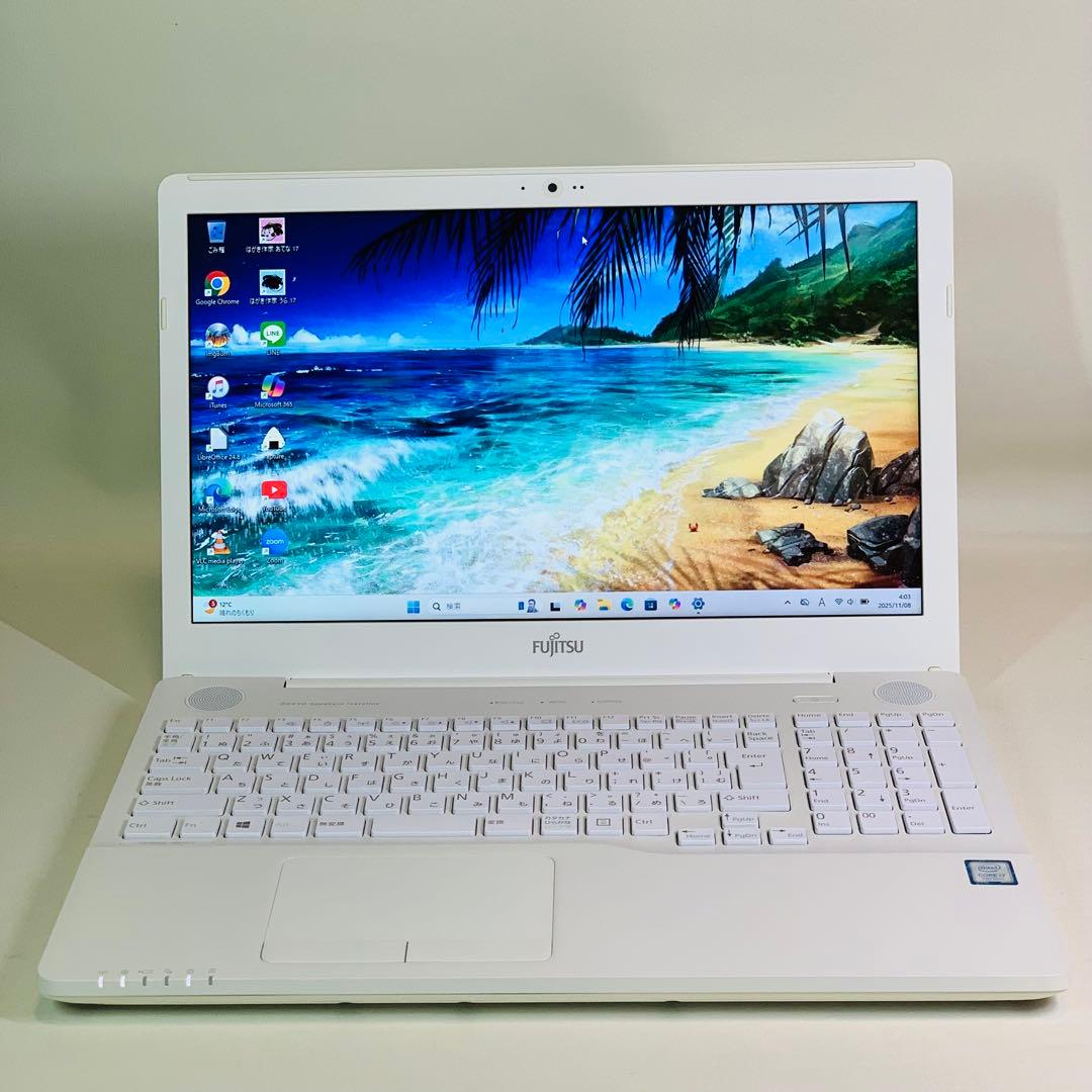 Core i7✨7世代✨SSD2TB✨32GB✨富士通✨ホワイト✨ノートパソコン