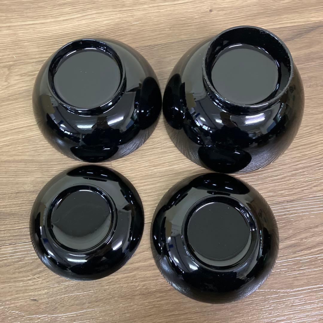 3F 漆器 入れ子椀 5客セット（四つ椀・精進料理・懐石） 応用器 お椀
