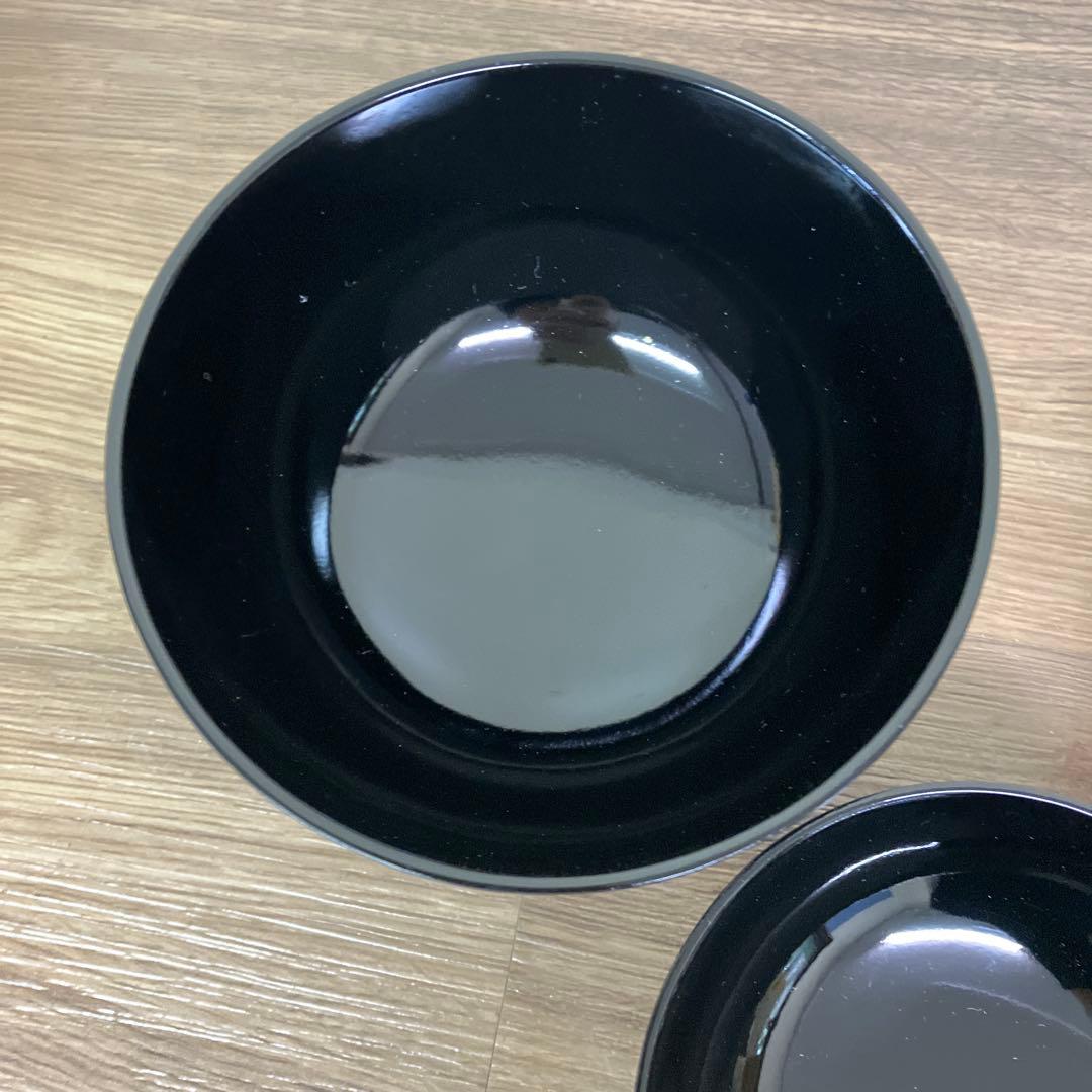 3F 漆器 入れ子椀 5客セット（四つ椀・精進料理・懐石） 応用器 お椀