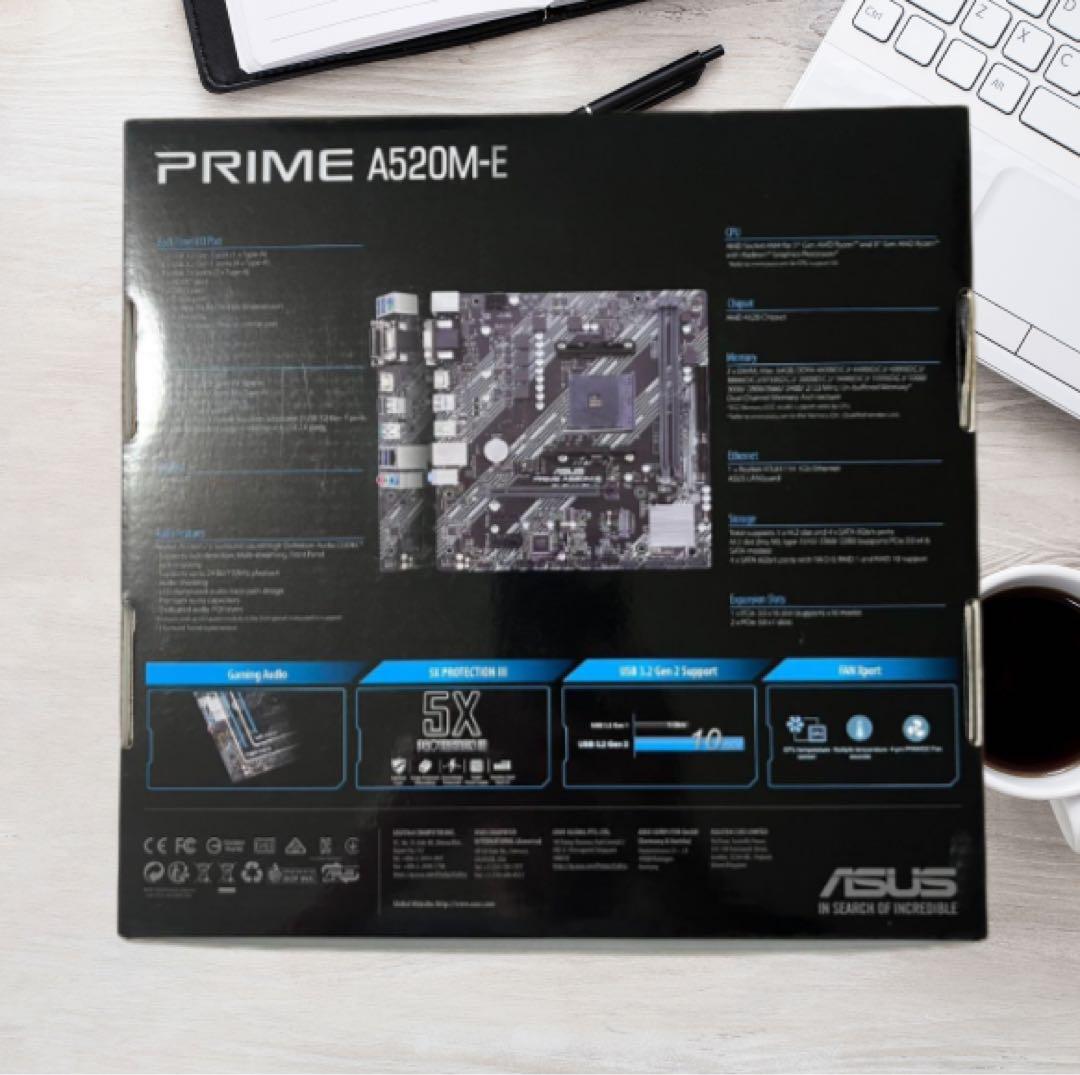 【新品未使用品】ASUS PRIME A520M-E マザーボード AM4対応