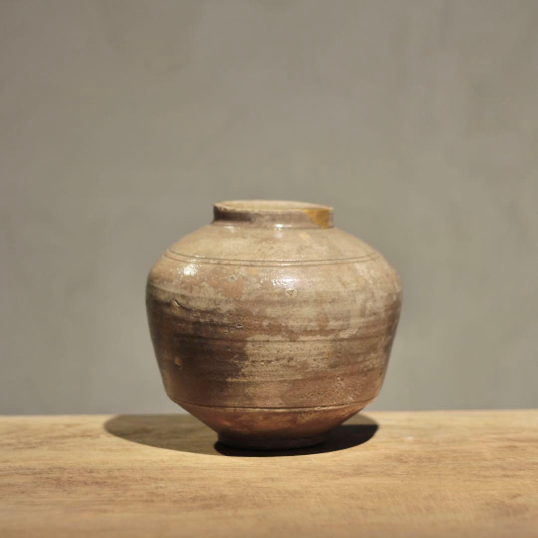 李朝 壺 花器 古道具 アンティーク 古美術 インテリア 飾り壺