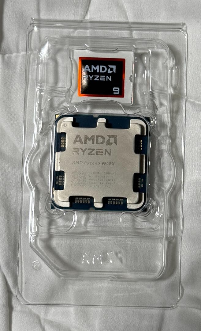 AMD　Ryzen 9 9900X BOX　日本正規品 納品書あり
