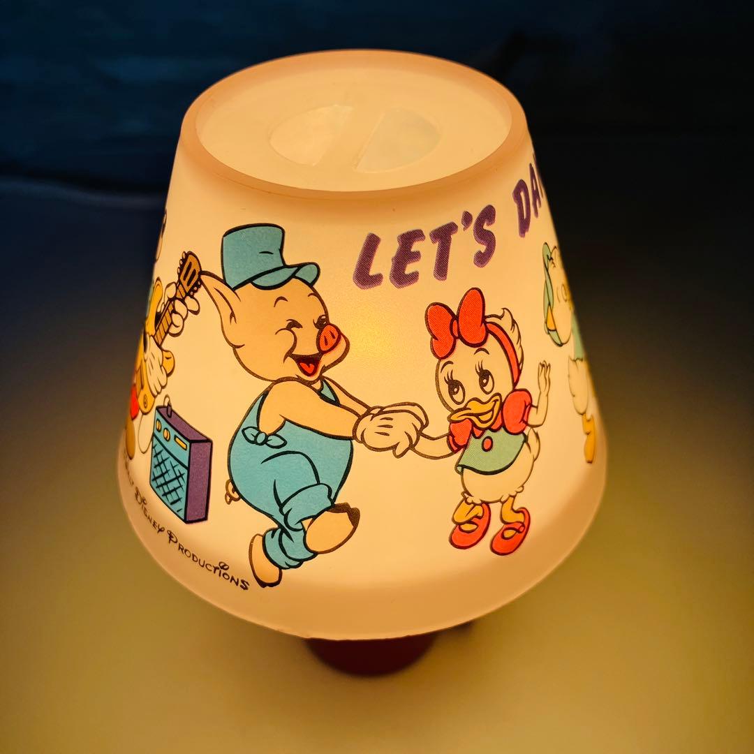 昭和レトロ  ディズニー  ニチテン　ランプ　激レア　アンティーク　ミッキー