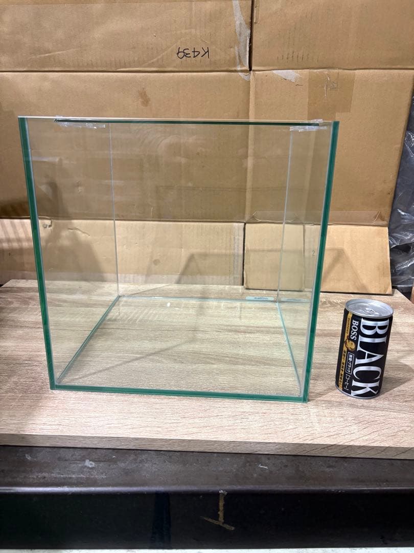 透明ガラス水槽 30cm立方体