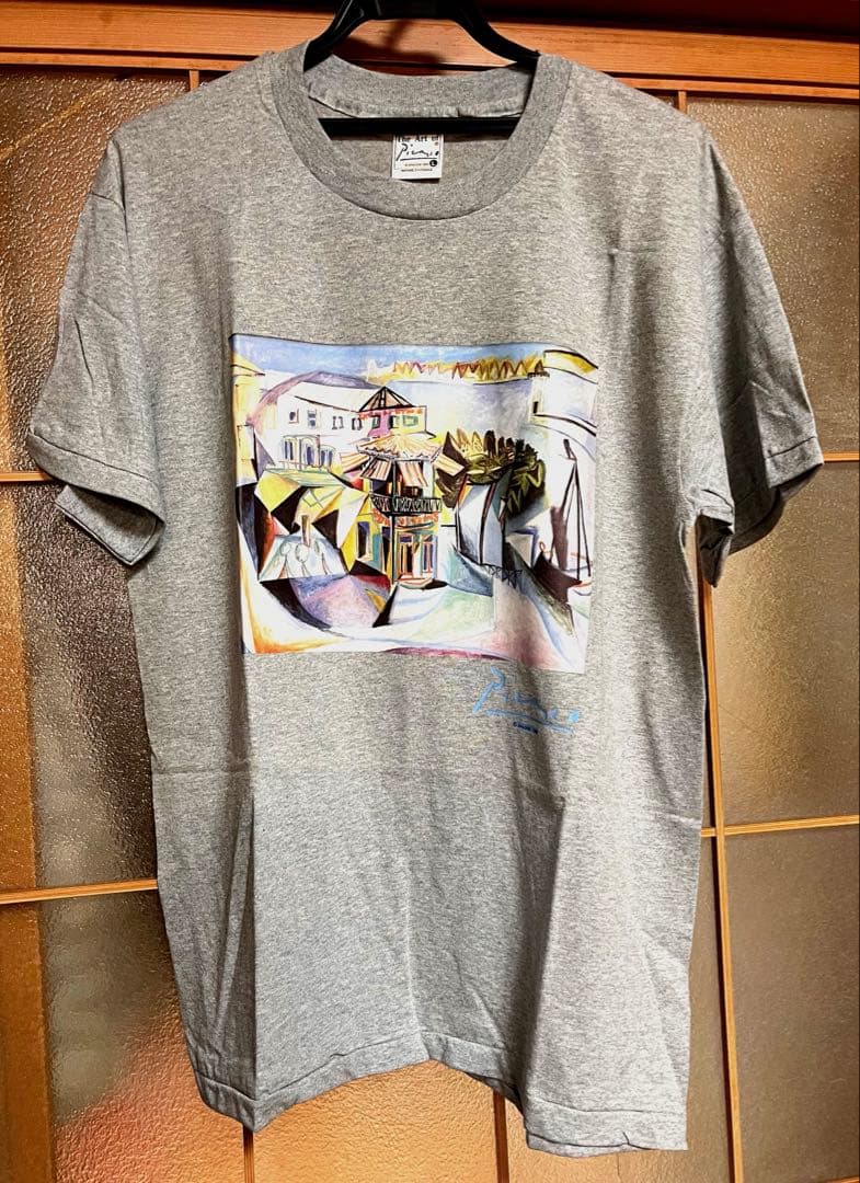 ♪ 新品　The art of PICASSO Tシャツ「ロワイヤンのカフェ」