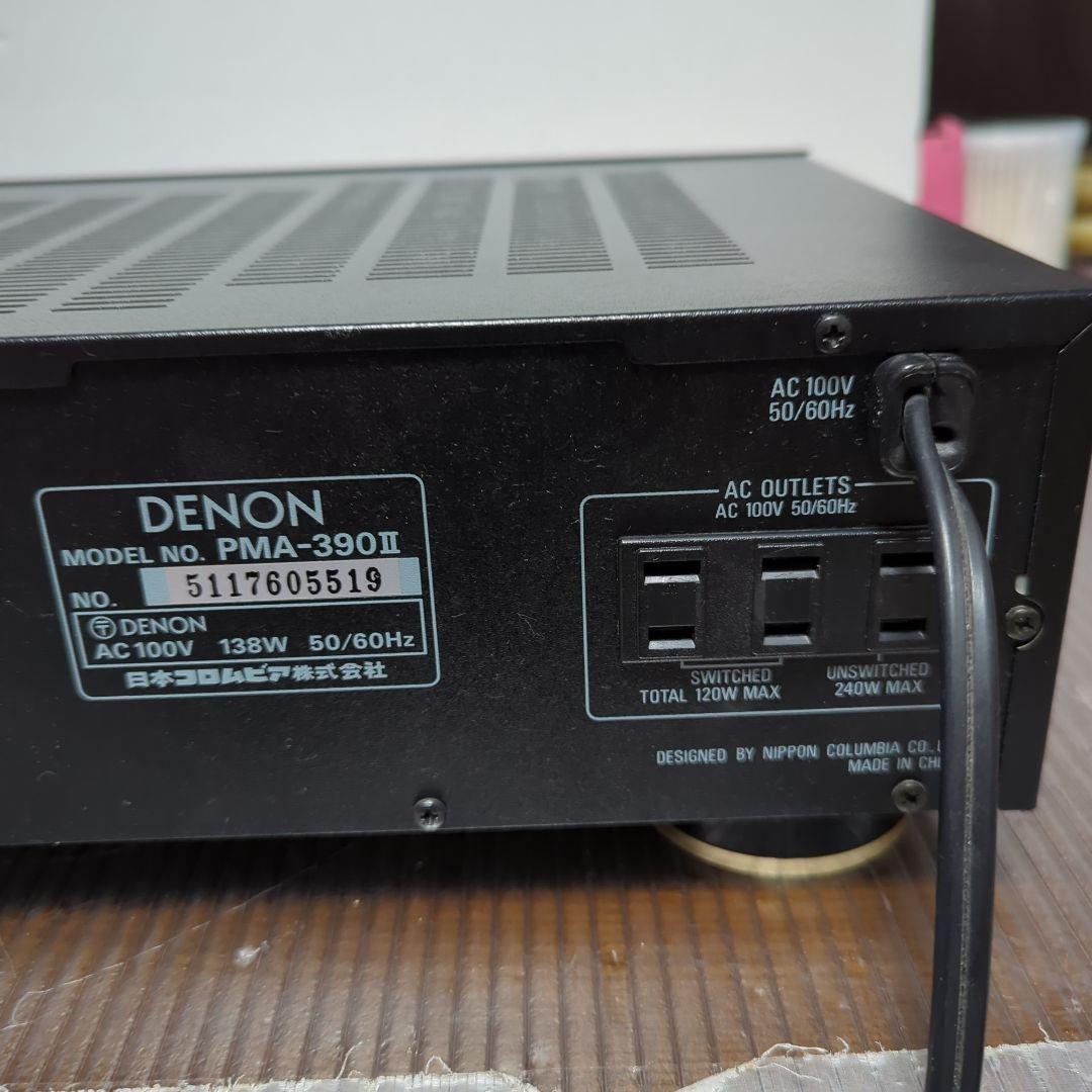 （レトロ　完動商品）DENON プリメイン アンプ PMA-390Ⅱ