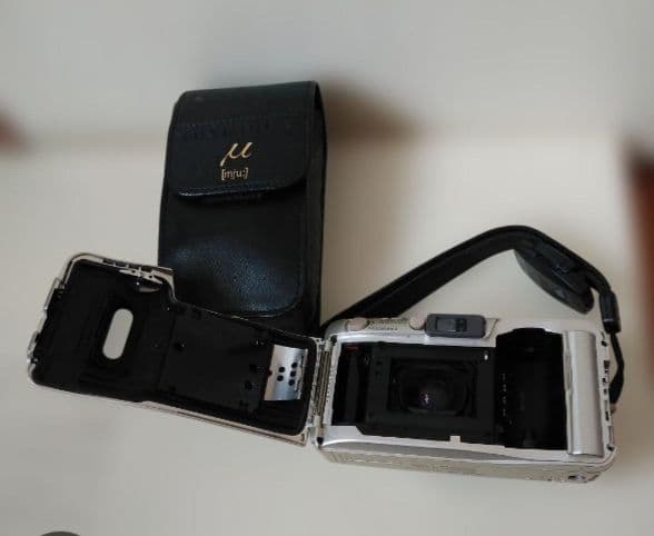 t*m様 ジャンク扱い　OLYMPUS μ [mju:] シルバー コンパクトカ