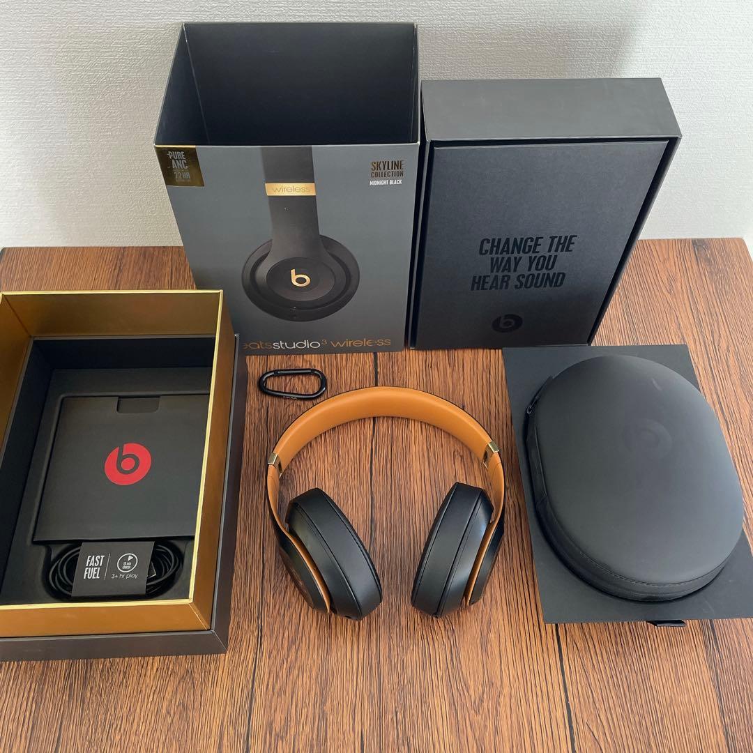 動作品☆ BEATS STUDIO3 WIRELESS ミッドナイトブラック