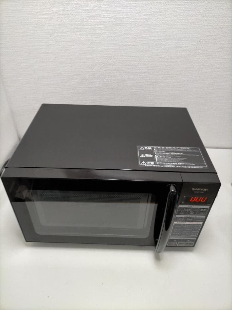 アイリスオーヤマ　 IMGY-F181　オーブンレンジ　黒　250718-10Y