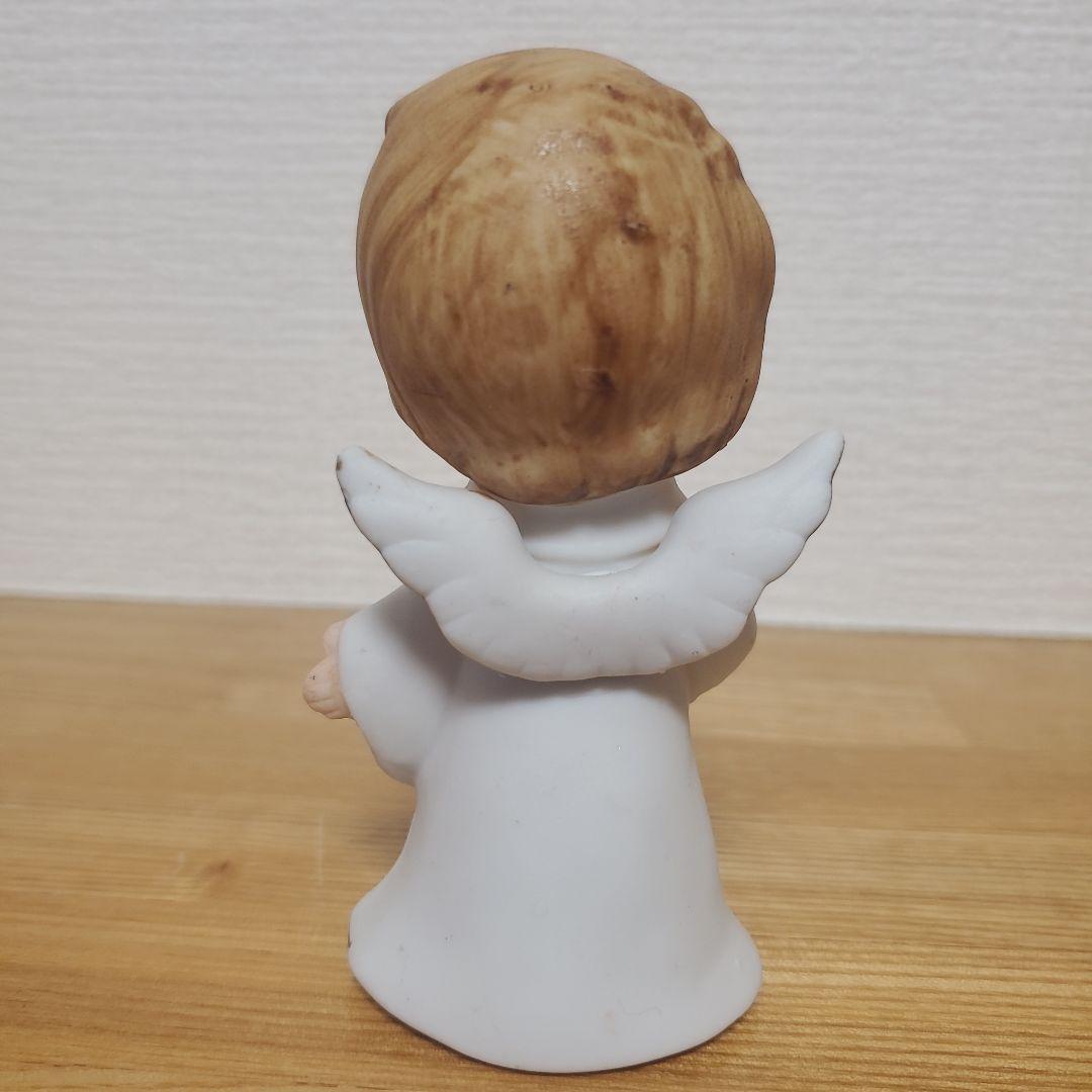 ビンテージ　オルゴール　置物　天使　日本製　JAPAN　レトロ　陶器