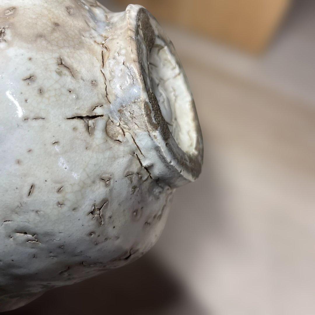 杉本泥牛　粉吹茶碗　共箱