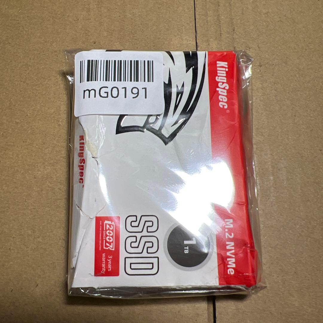 内蔵型SSD KingSpec 1TB SSD M.2 NVMe 2280