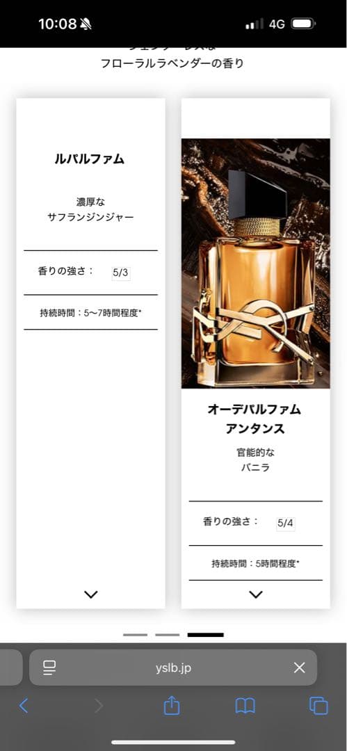 YSL Libre オールパルファム　アンタンス　30ml