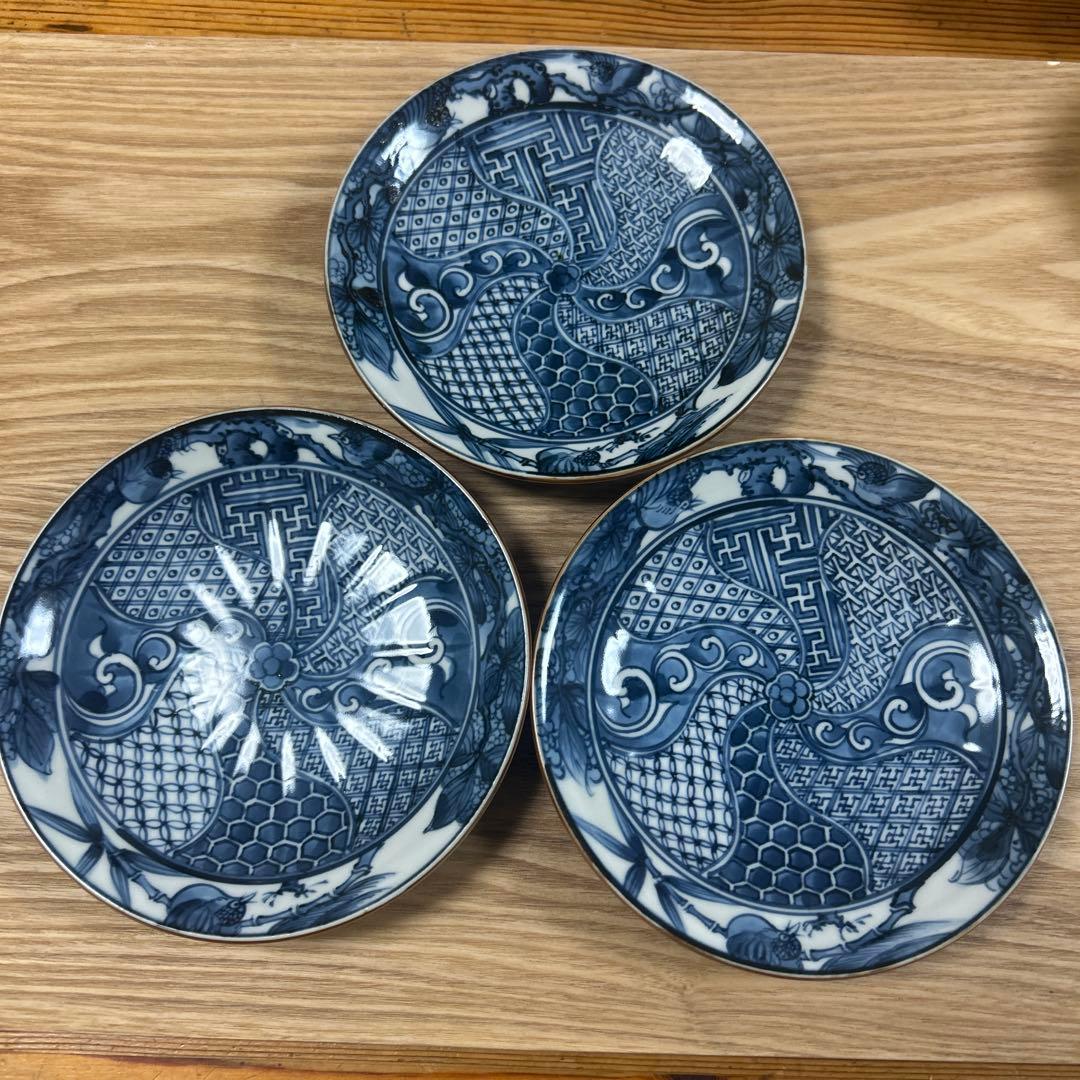 希少　京焼　総手描き倣　祥瑞　平安　名工　加藤利昌　カップ&ソーサー6客　壹楽好