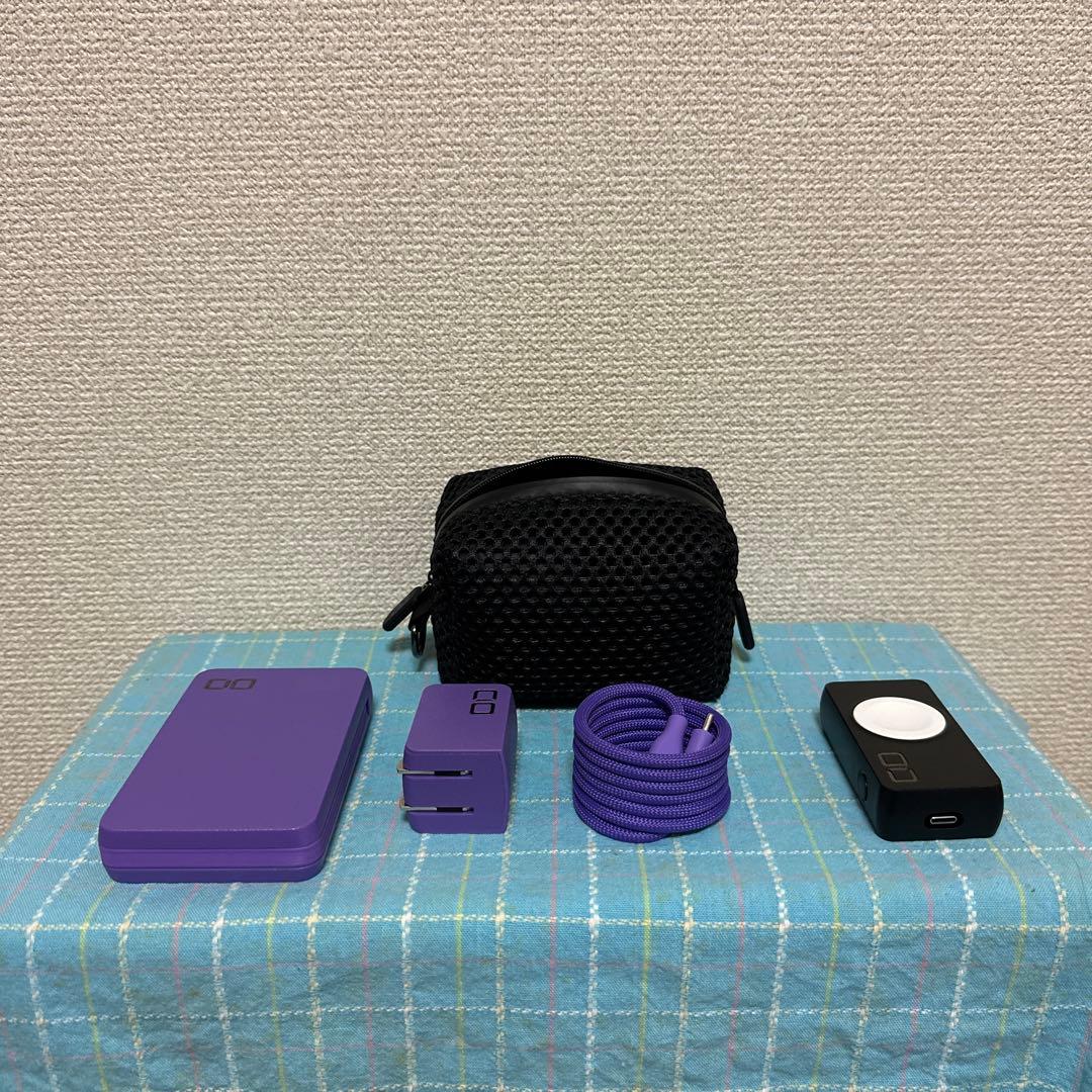 「CIOパープル バッテリー 充電器 ケーブル」 アップルウォッチ充電器