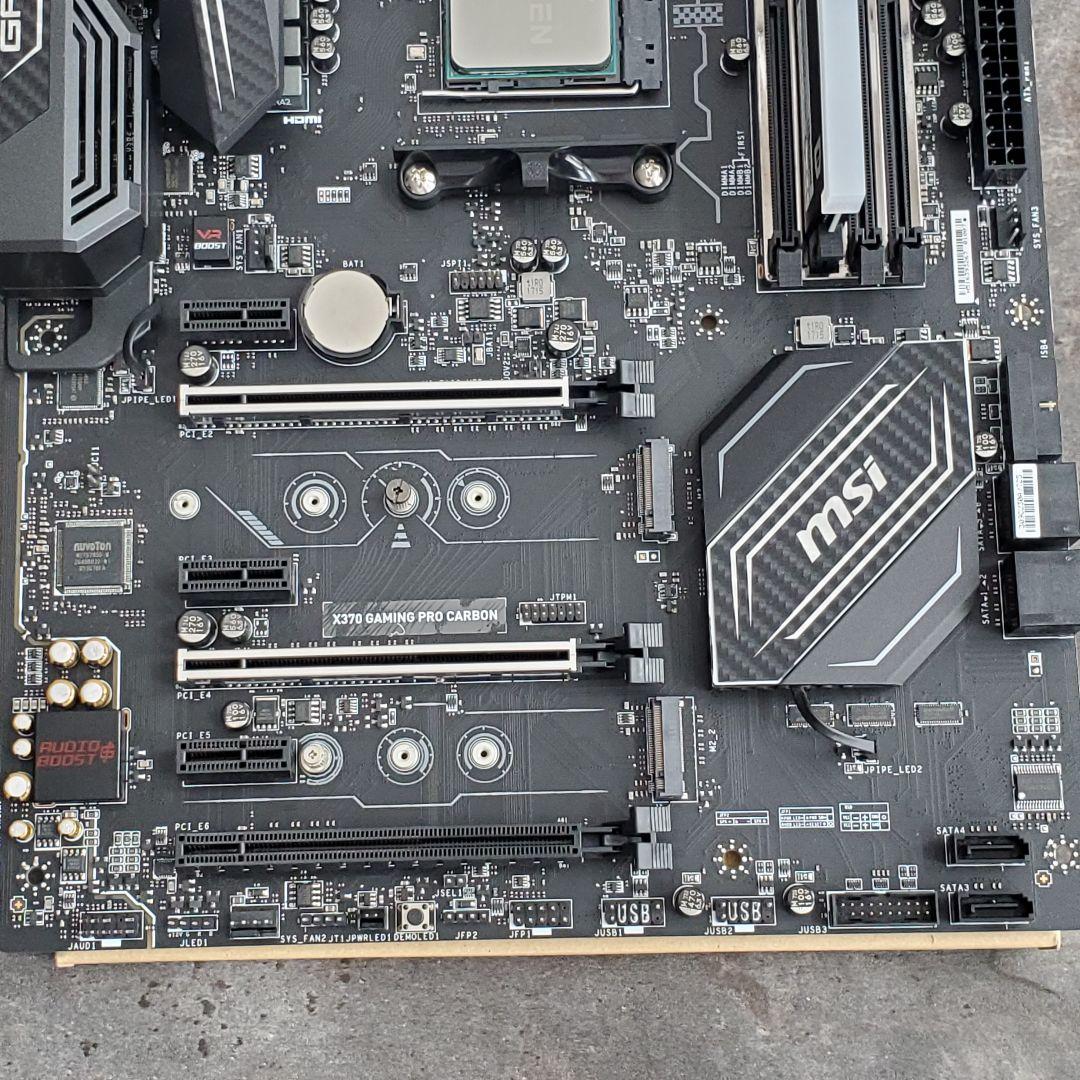MSI X370 GAMING PRO CARBON CPU＆メモリセット