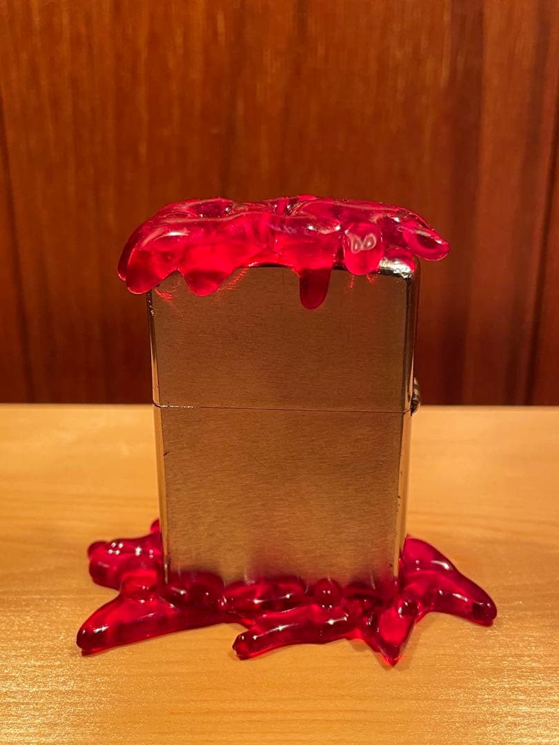 ZIPPO 1975 ジッポー　ベネチアングラス　ヴィンテージ アート　工芸品