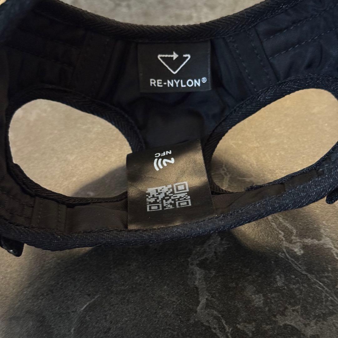 PRADA Re-Nylon クリスタルスタッズ サテン ドッグハーネス