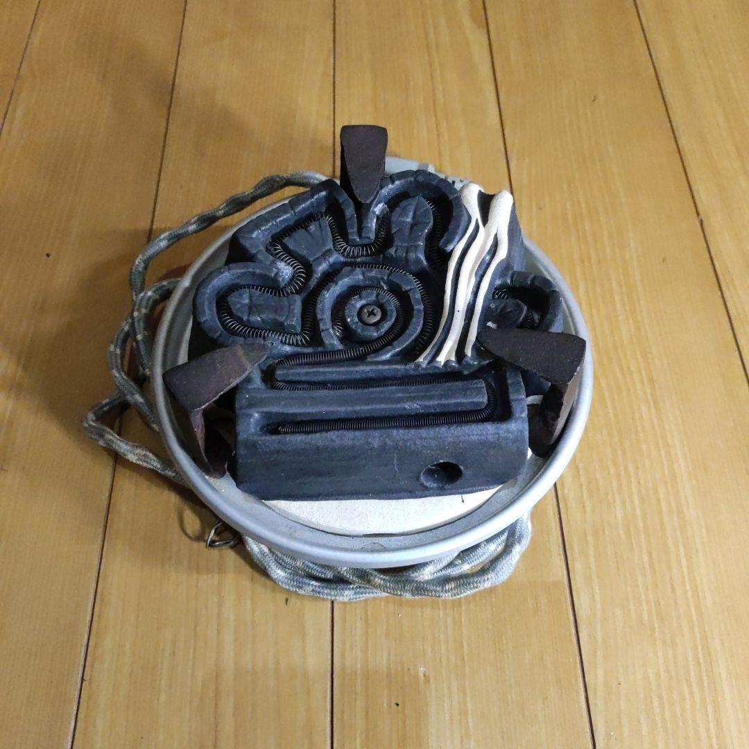 茶道具の茶釜、風炉釜、電熱器セット