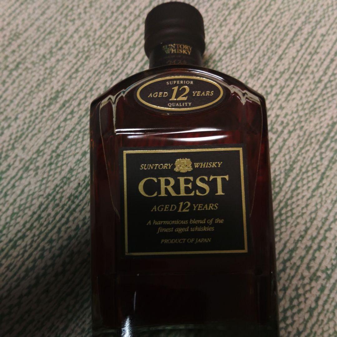 ウイスキー Suntory Whisky Crest Aged 12 Years