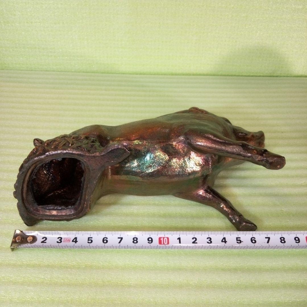 鉄の猪　イノシシ　猪　Wild boar　置物　金属工芸　インテリア