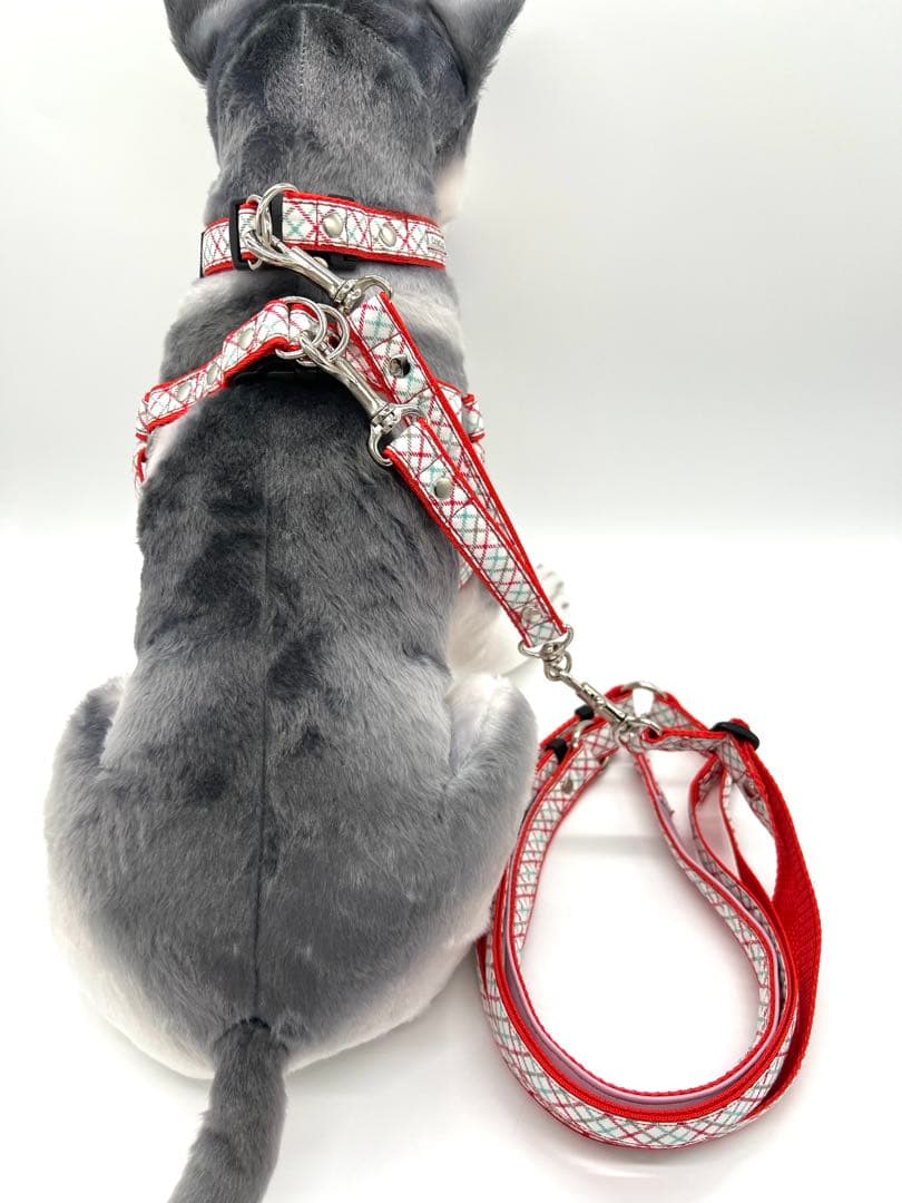 犬用品　首輪・ハーネス・ショルダーリード・ジョイントリードのフルセット