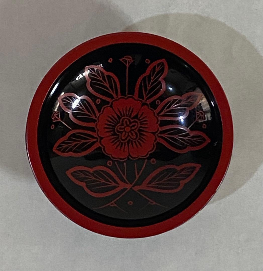 茶道具　箸洗い　木製本漆　5個