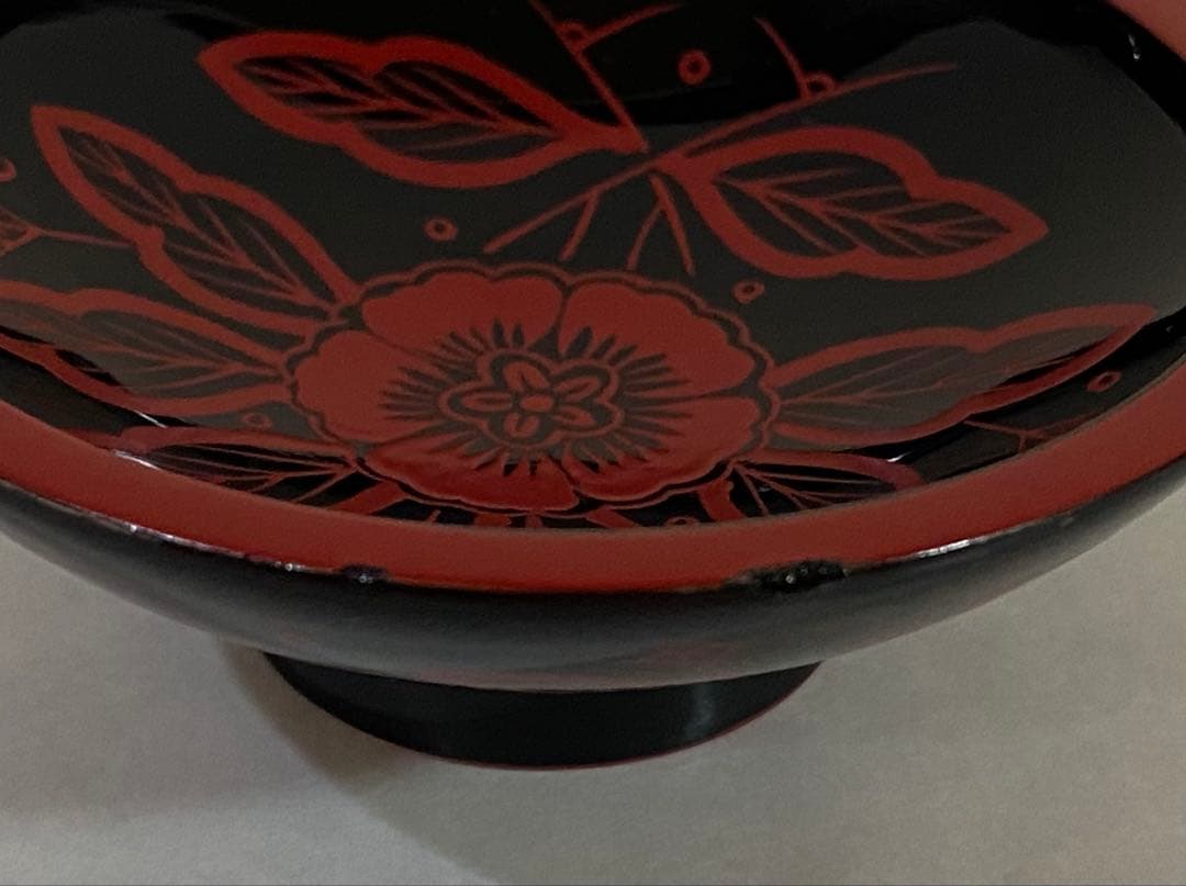 茶道具　箸洗い　木製本漆　5個