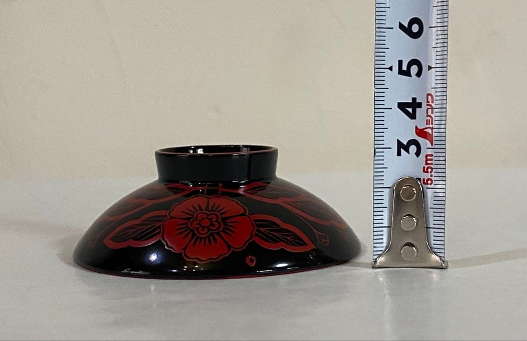 茶道具　箸洗い　木製本漆　5個