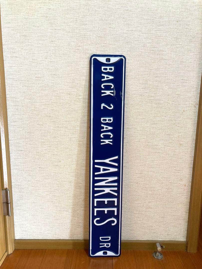 MLB YANKEES ホーロー看板 特大 91cm ヤンキース WBC 看板