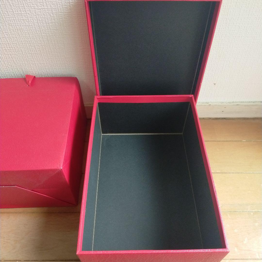 中国の伝統的な木製ジュエリーBOXと櫛 巾着袋と紙袋付
