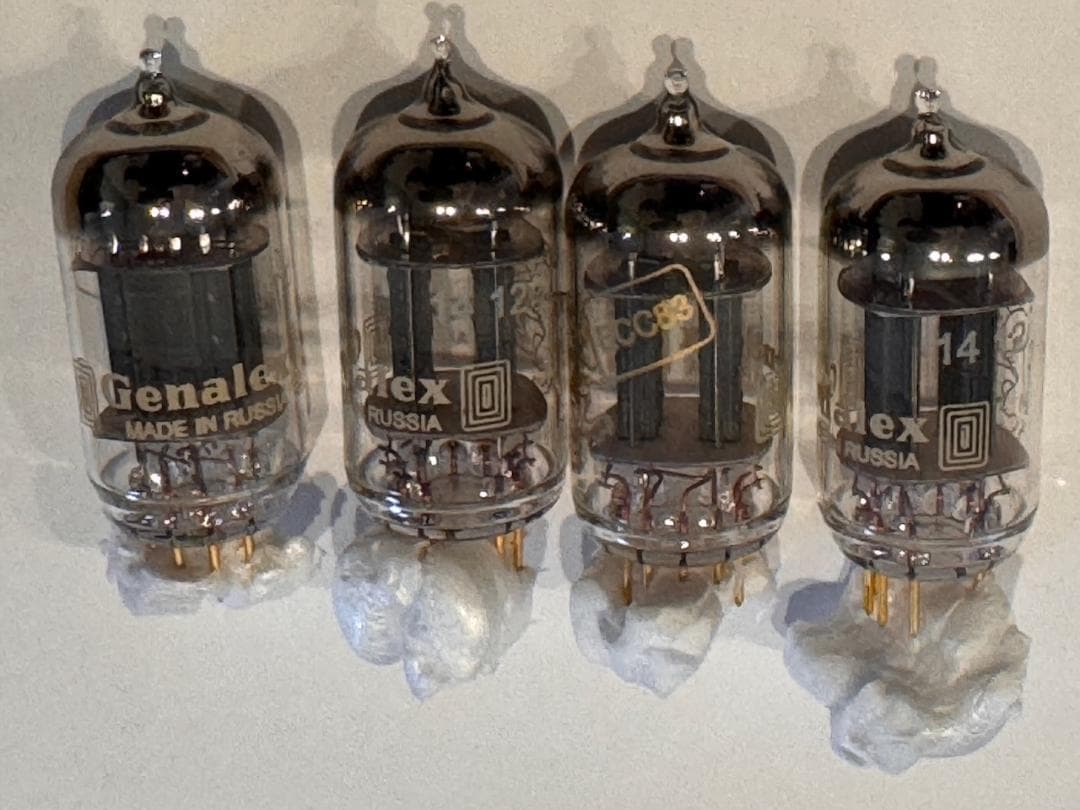 Genalex Gold Lion 12AX7/B759 真空管4本マッチ