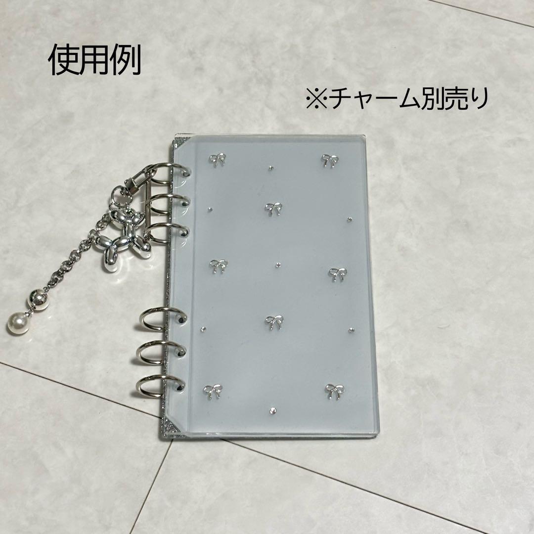 ✨miiiku00 ✨A6 アクリルレジンバインダー　リング付き×2セット