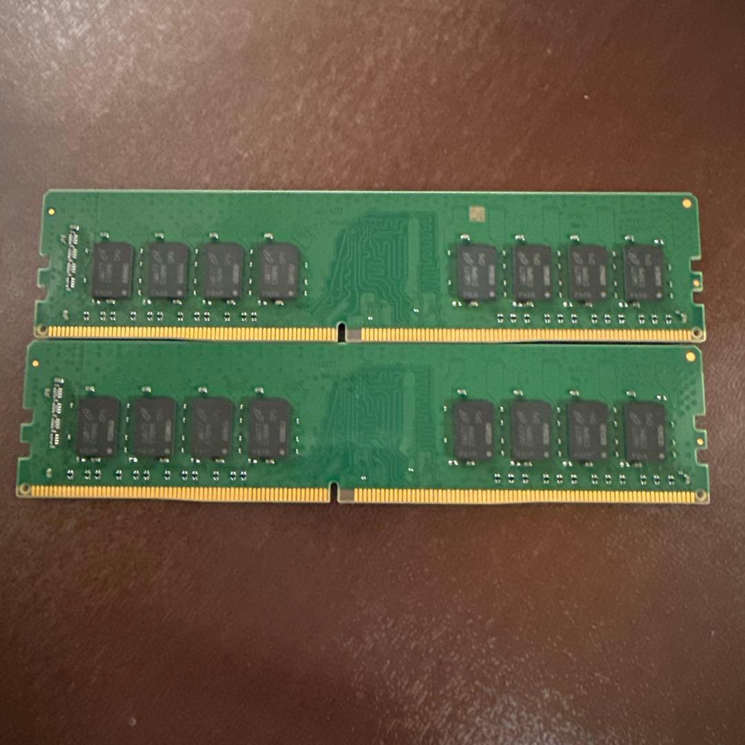 crucial W4U2666 8GB DDR4メモリ2枚合計16GB