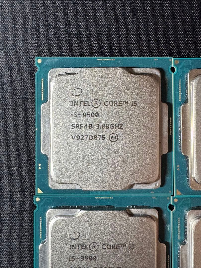 動作確認済intel CORE i5-9500 3.00GHz 6個セット